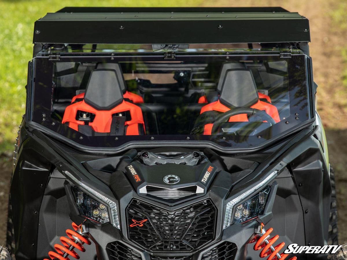 SuperATV MaxDrive Power Flip Windshield for Can-Am Maverick X3 - image 3