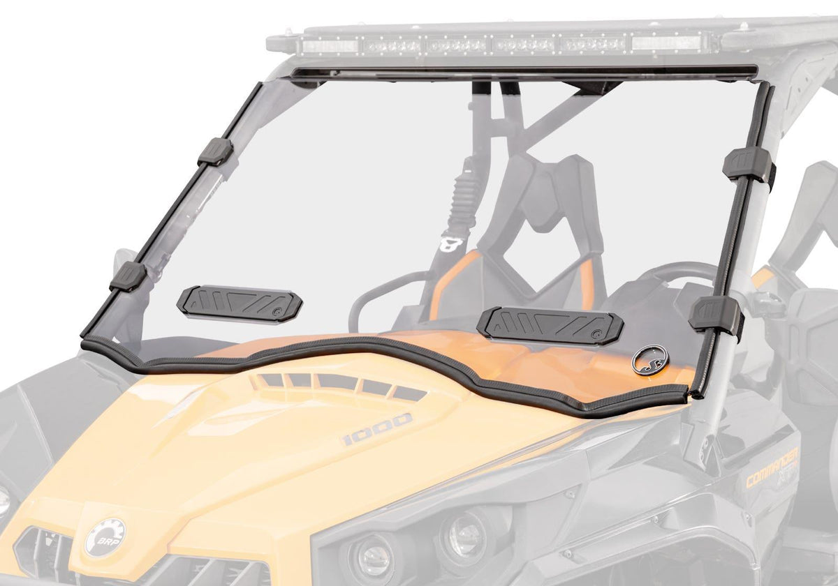 SuperATV Vented Full Windshield for Can-Am Commander - image 13