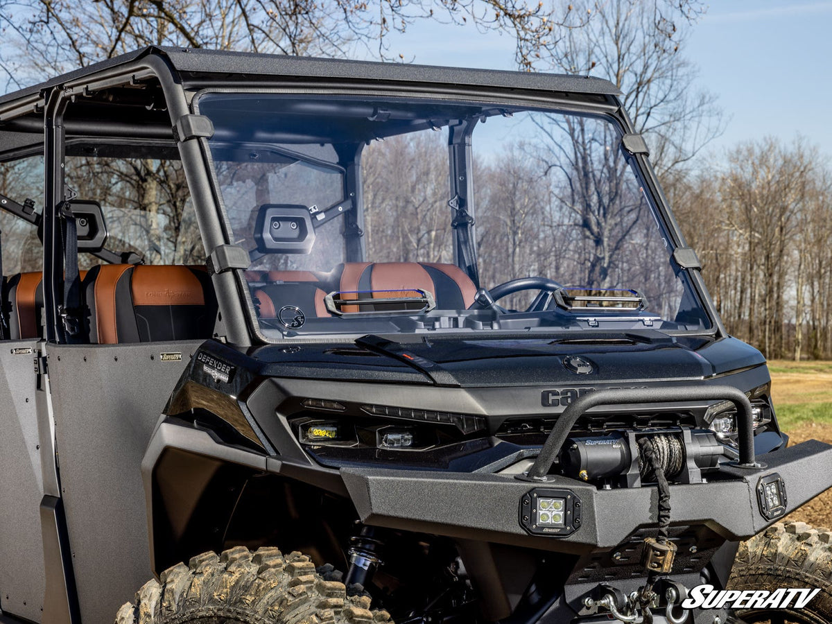 SuperATV HD11 Vented Full Windshield for Can-Am Defender - image 6