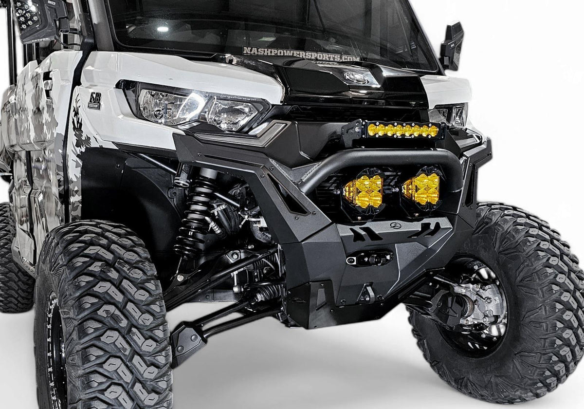 Can-Am Defender HD8 Volt Front Winch Bumper | Elektric Offroad