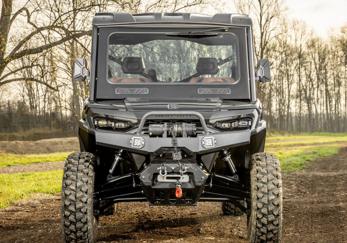 SuperATV HD11 Glass Windshield for Can-Am Defender