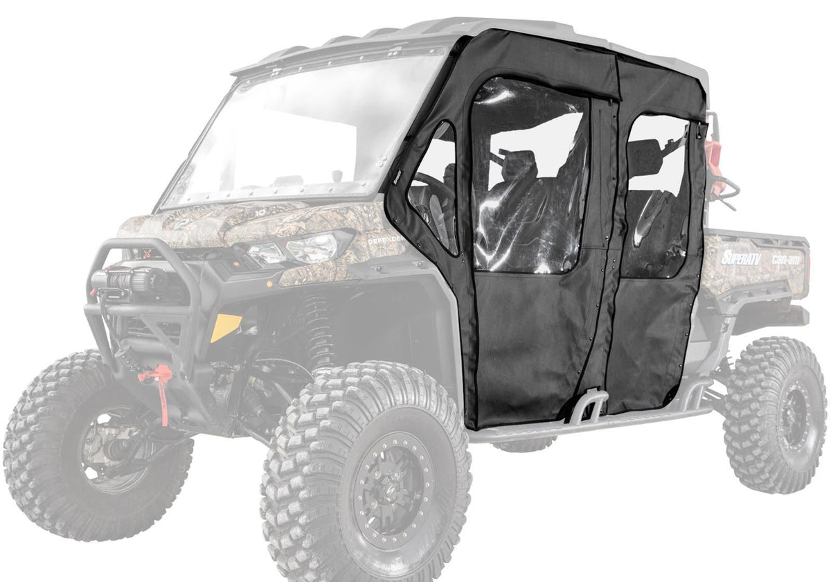 SuperATV HD8 Primal Soft Cab Enclosure Doors for Can-Am Defender MAX