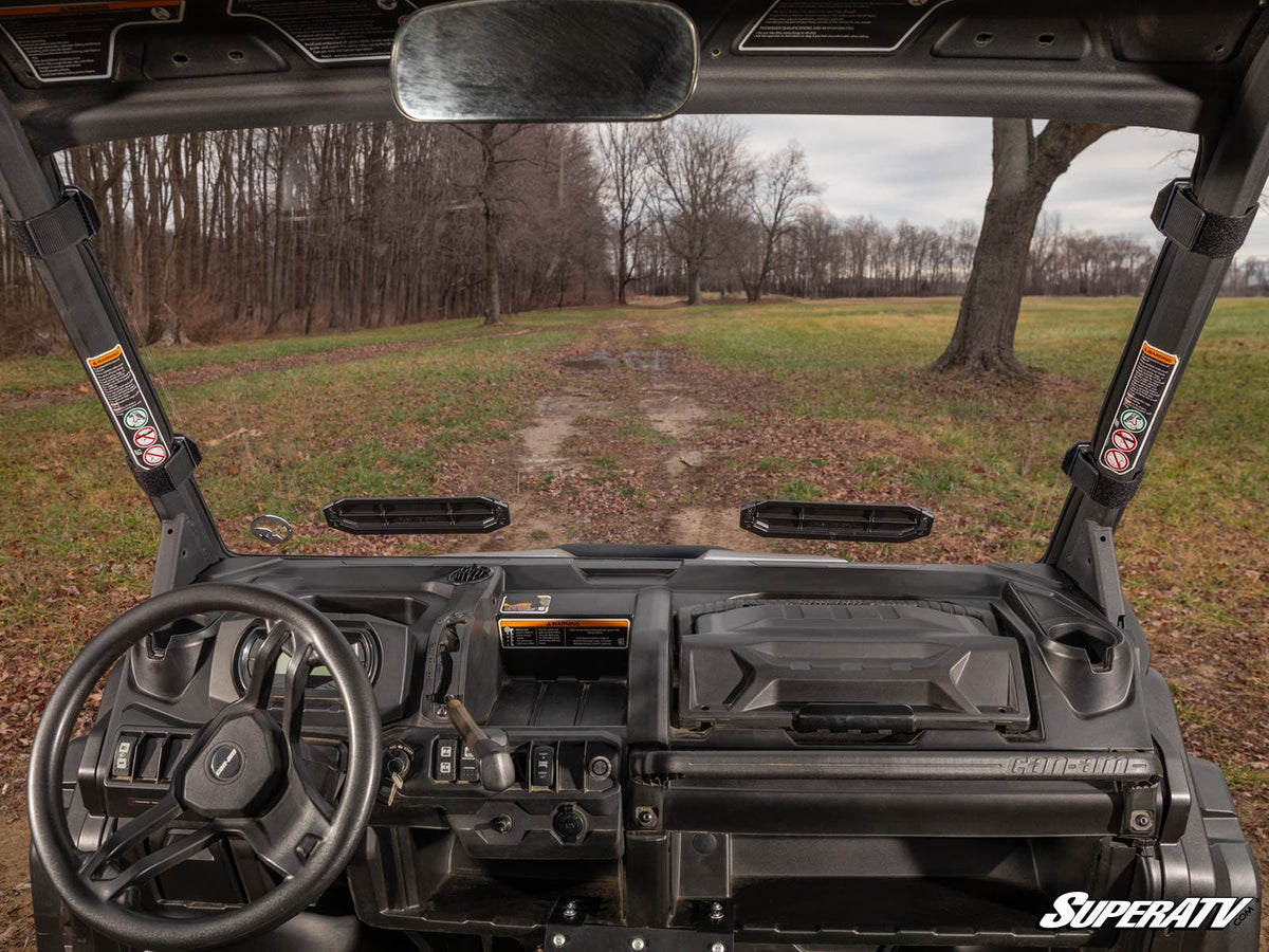 SuperATV HD5 Vented Full Windshield for Can-Am Defender - image 5