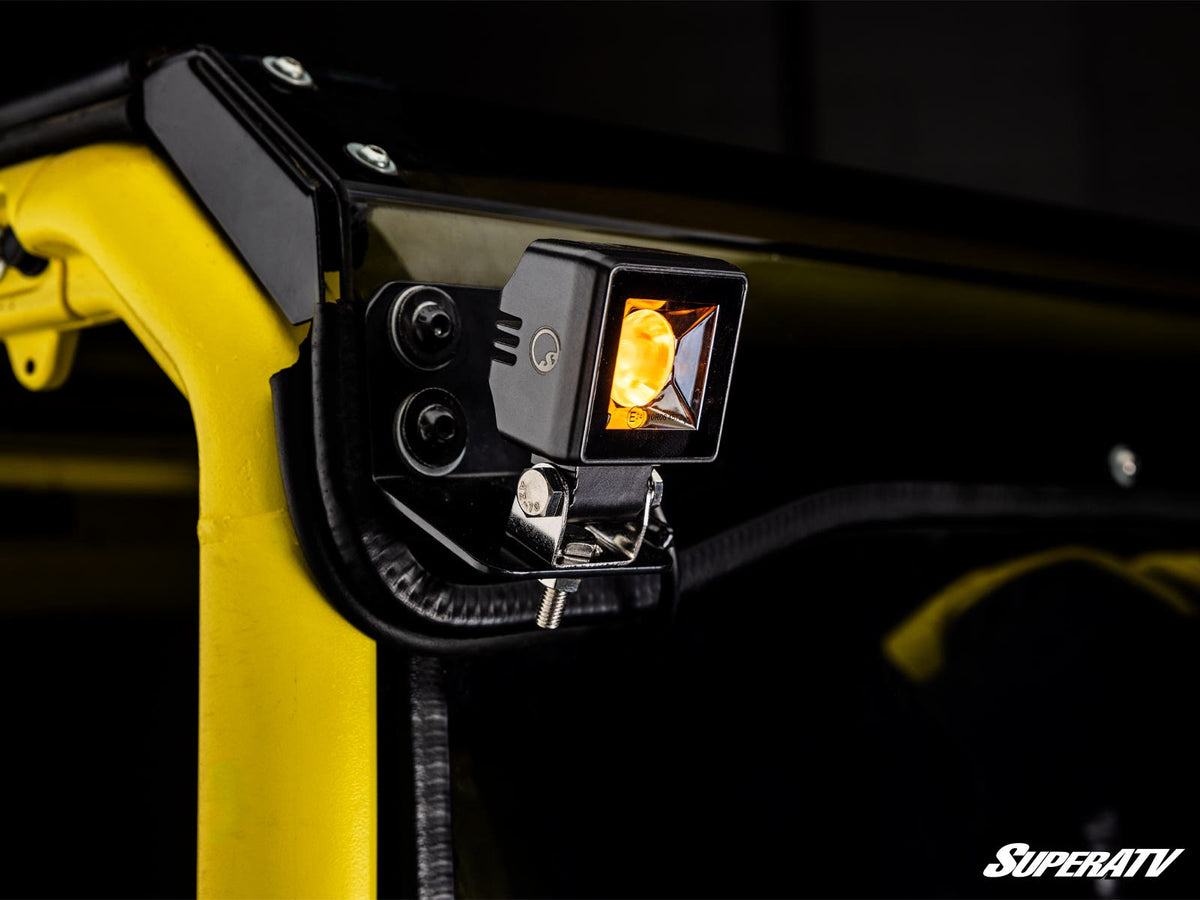 SuperATV Rear-Facing LED Cube Lights for Can-Am Defender - image 2