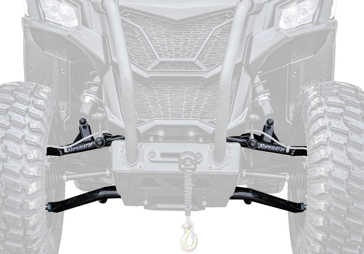 SuperATV Can-Am Maverick Trail High Clearance 1.5in. Forward Offset A-Arms