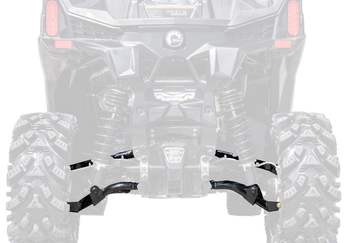 SuperATV Can-Am Maverick Trail High Clearance 1.5in. Rear Offset A-Arms