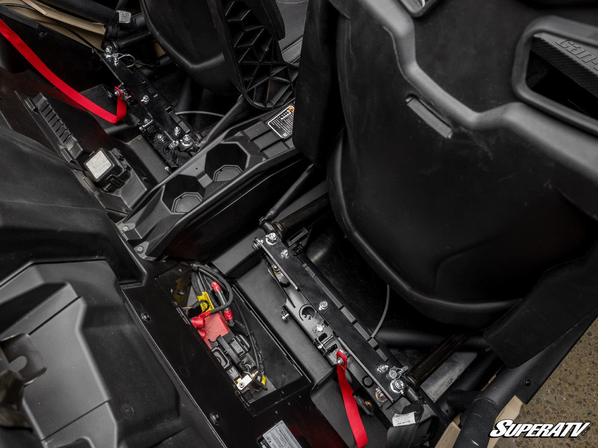 SuperATV Flip-Up Seat Base for Can-Am Maverick X3 - image 4