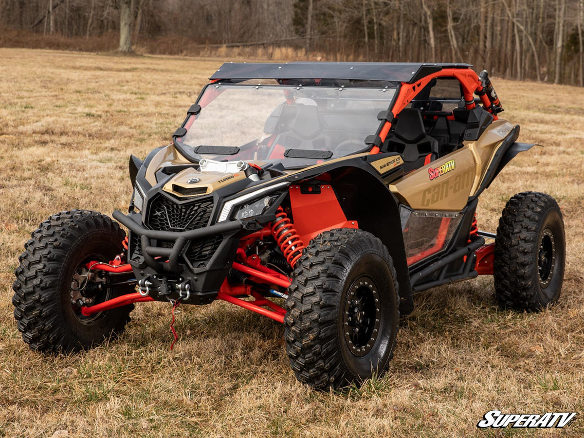 SuperATV Vented Full Windshield for Can-Am Maverick X3 - image 2