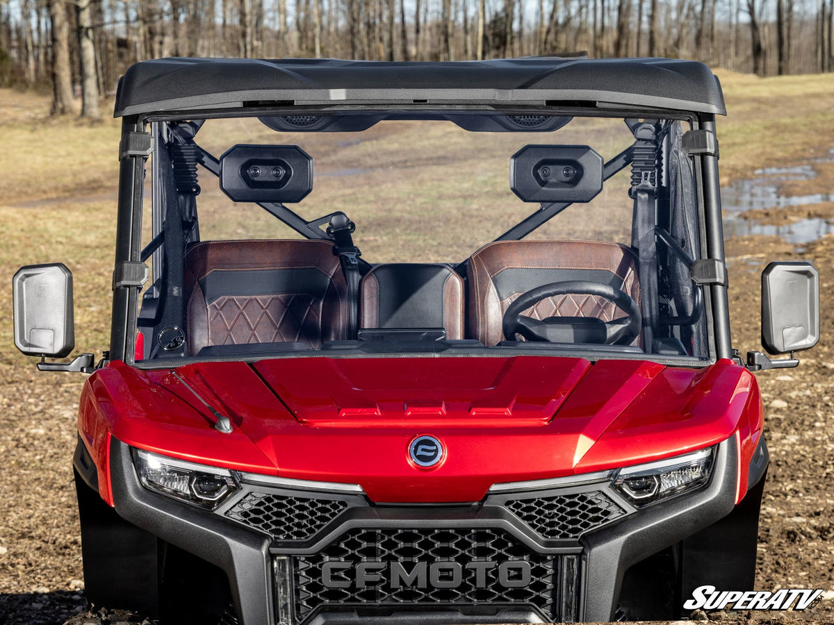 SuperATV CFMOTO UForce U10 Pro Scratch-Resistant Full Windshield - image 3