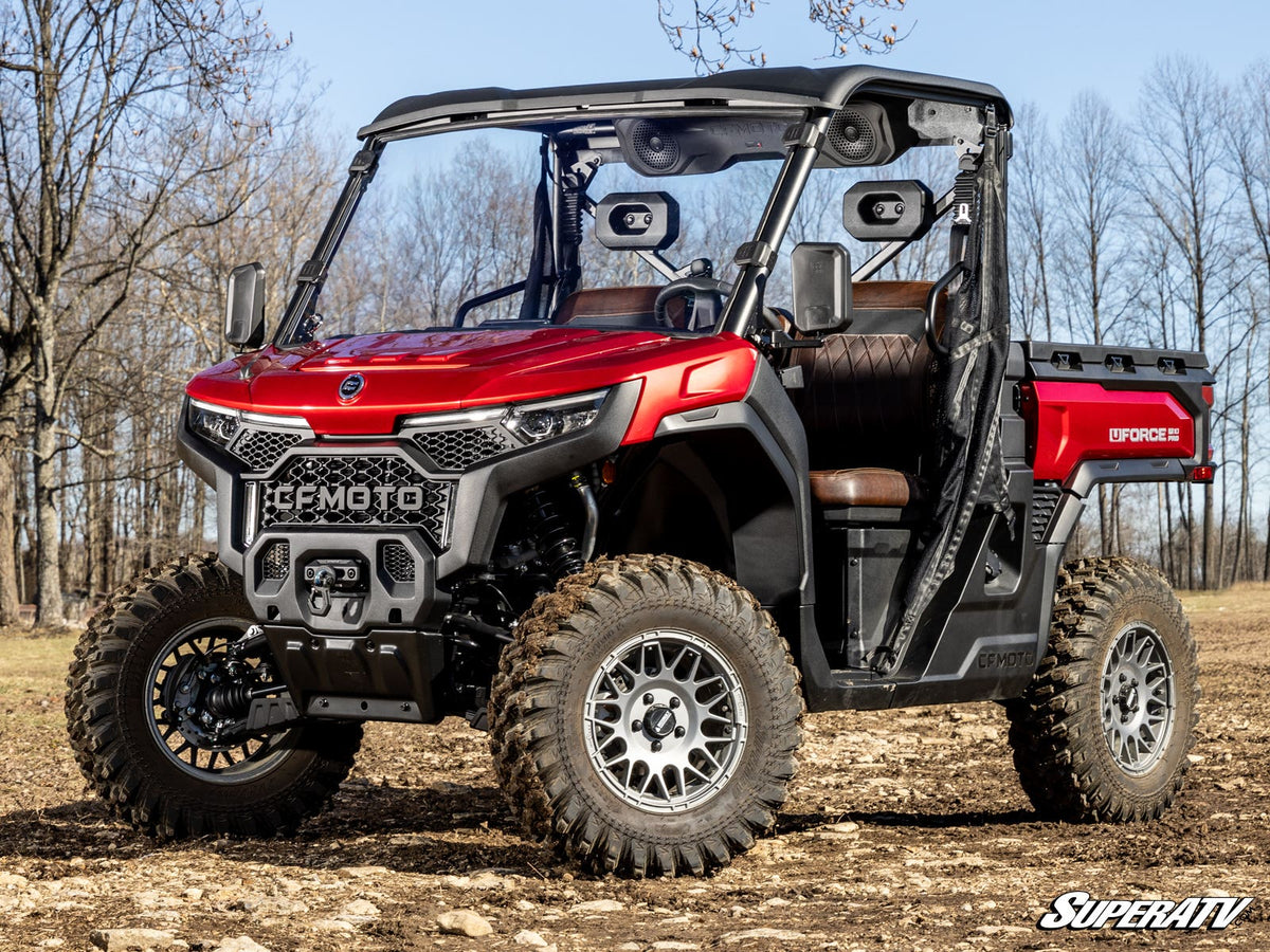 SuperATV CFMOTO UForce U10 Pro Scratch-Resistant Full Windshield - image 5
