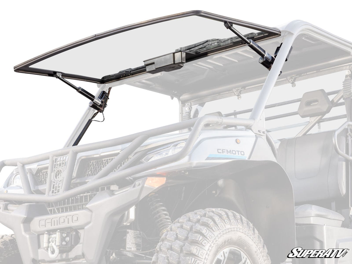 SuperATV MaxDrive Power Flip Glass Windshield for CFMOTO UForce 1000 - image 8