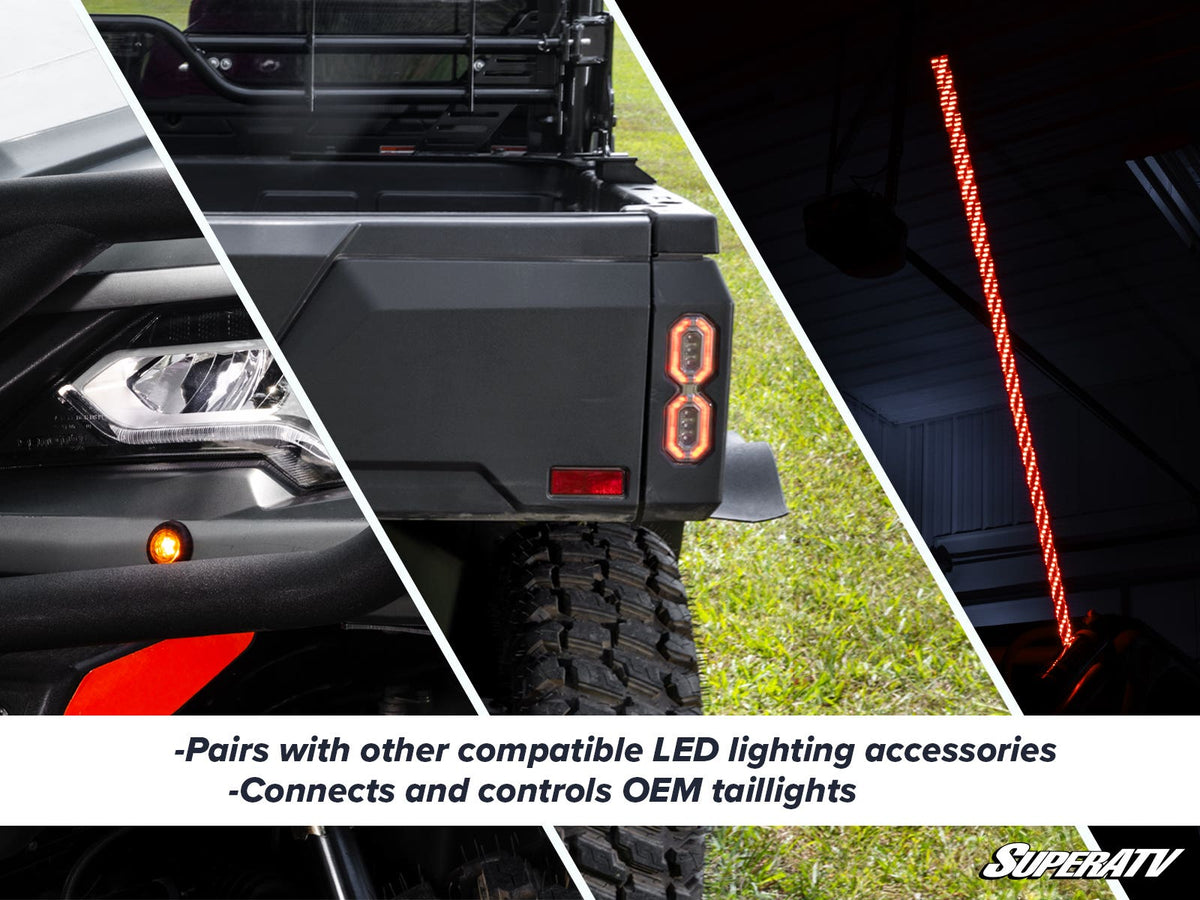 SuperATV Deluxe Self-Canceling Turn Signal Kit for CFMOTO UForce 800 - image 8