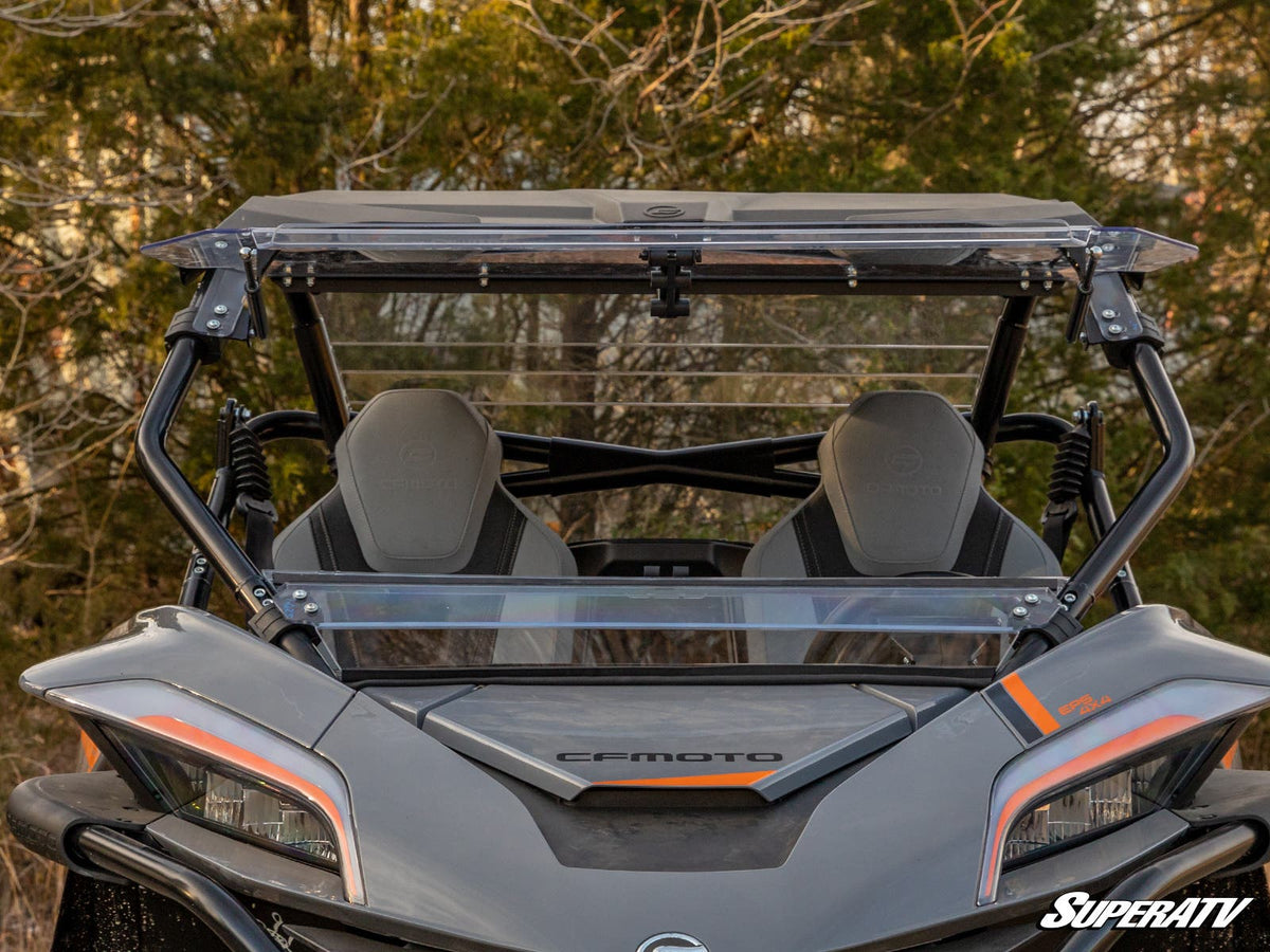 SuperATV Scratch Resistant Flip Windshield for CFMOTO ZForce 950 - image 3