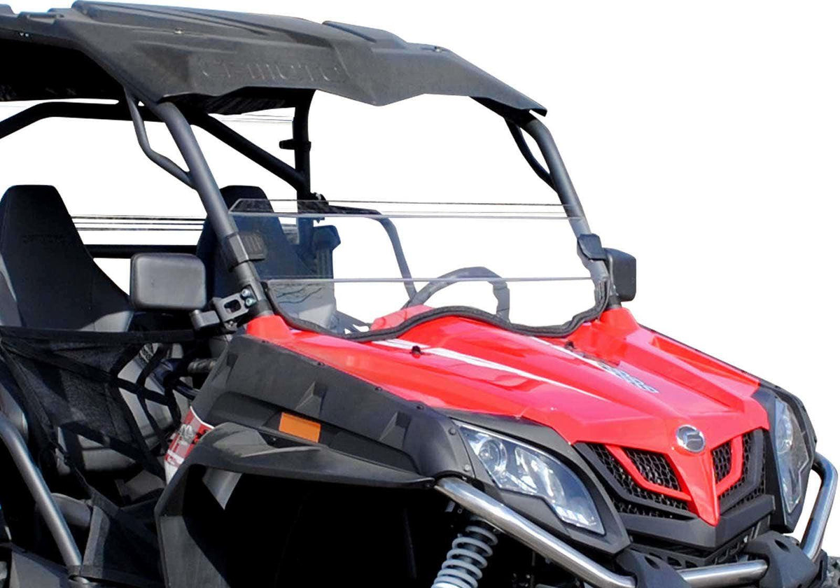 SuperATV Scratch-Resistant Half Windshield for CFMOTO ZForce 500