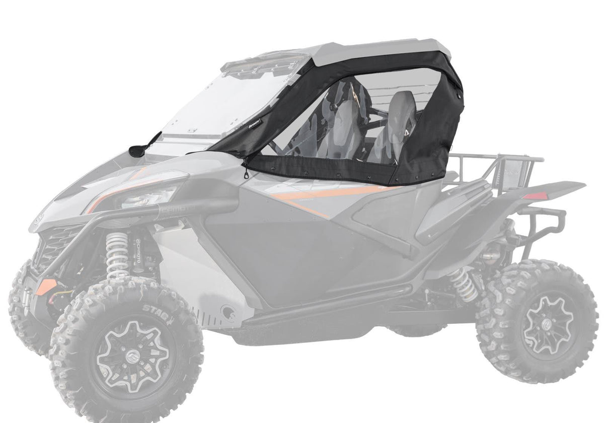 SuperATV Primal Soft Cab Enclosure Upper Doors for CFMOTO ZForce 950