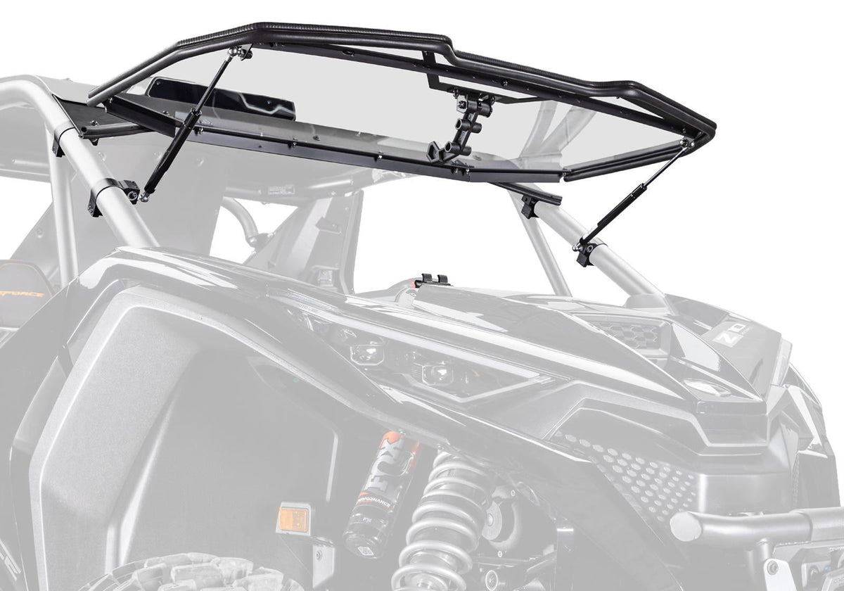 SuperATV Flip Windshield for CFMOTO ZForce Z10