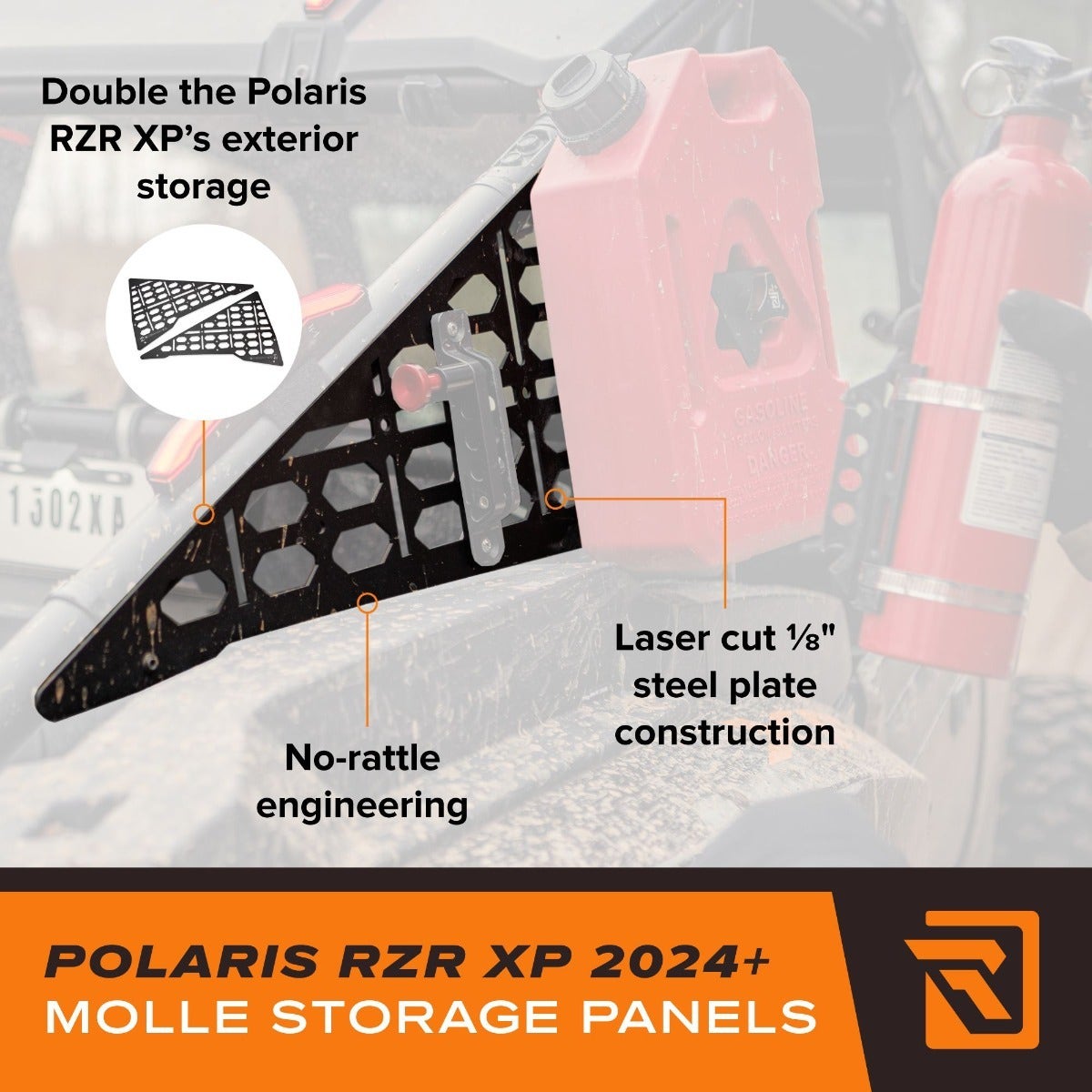 Polaris RZR XP 2024+ MOLLE Storage Panels