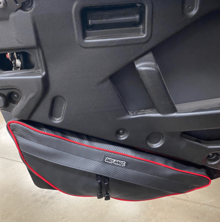 Honda Talon Door Bags — Honda Talon Door Bags by AJK Offroad Top Wide View