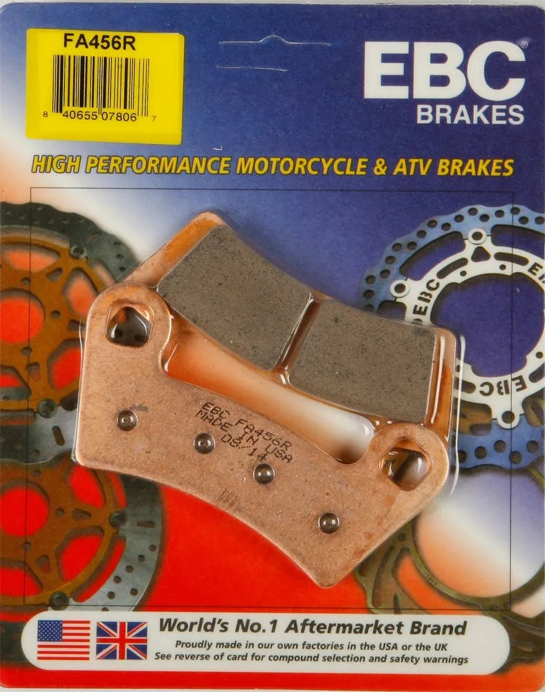 EBC FA456R rear brake pad caliper set for listed Polaris RZR 900 S and Trail models; kit includes two packages
