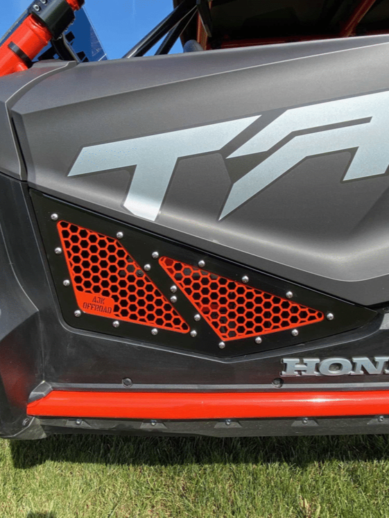 Vented Honda Talon Lower Doors — Vented Honda Talon Lower Doors by AJK Offroad Close Up of Front Talon Door