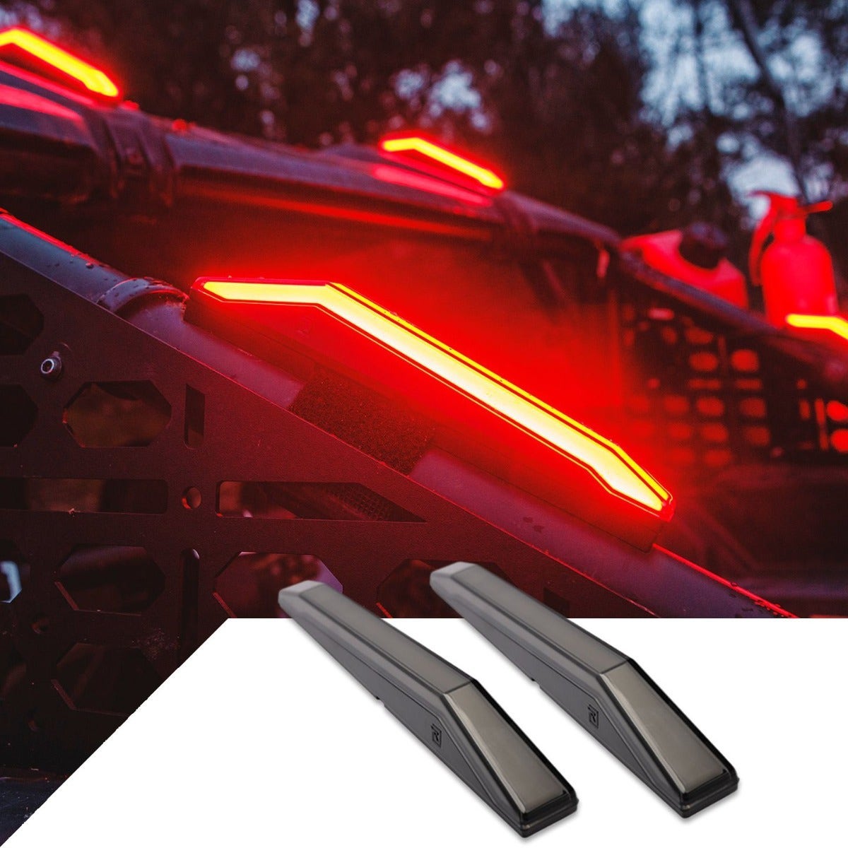 Polaris RZR XP 2017-2023 Apex Lights (Red)