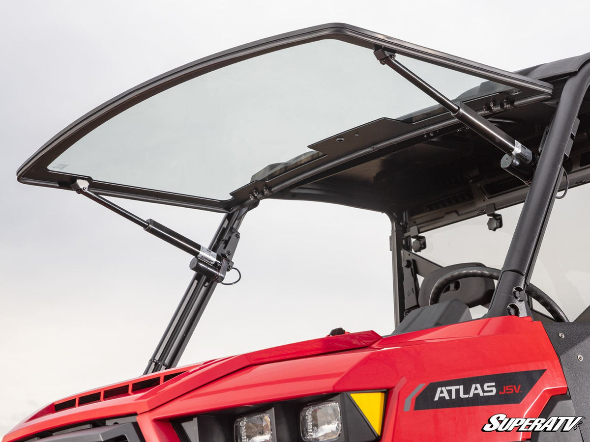 SuperATV JSV MaxDrive Power Flip Glass Windshield for Gravely Atlas - image 2