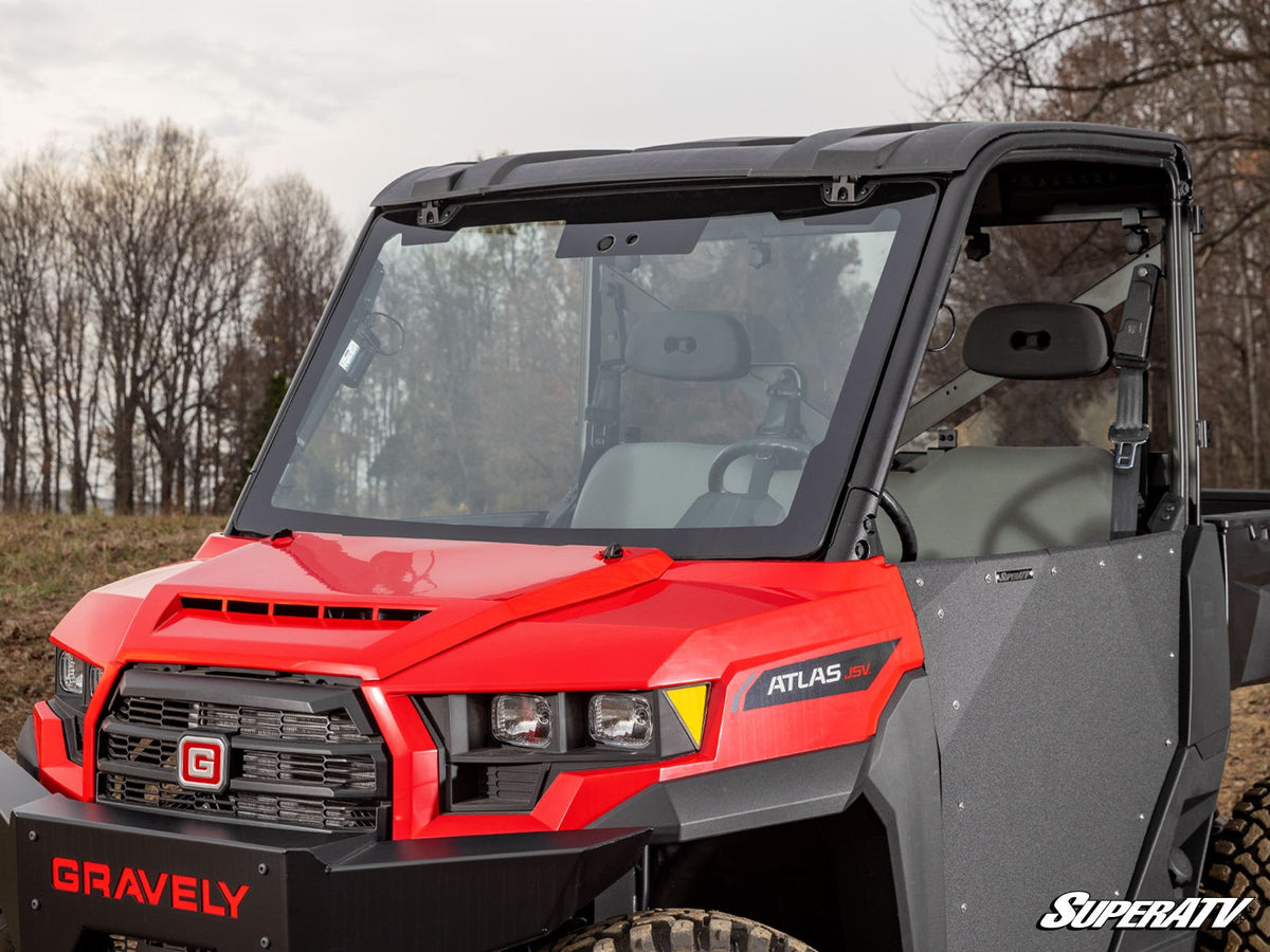SuperATV JSV MaxDrive Power Flip Glass Windshield for Gravely Atlas - image 4