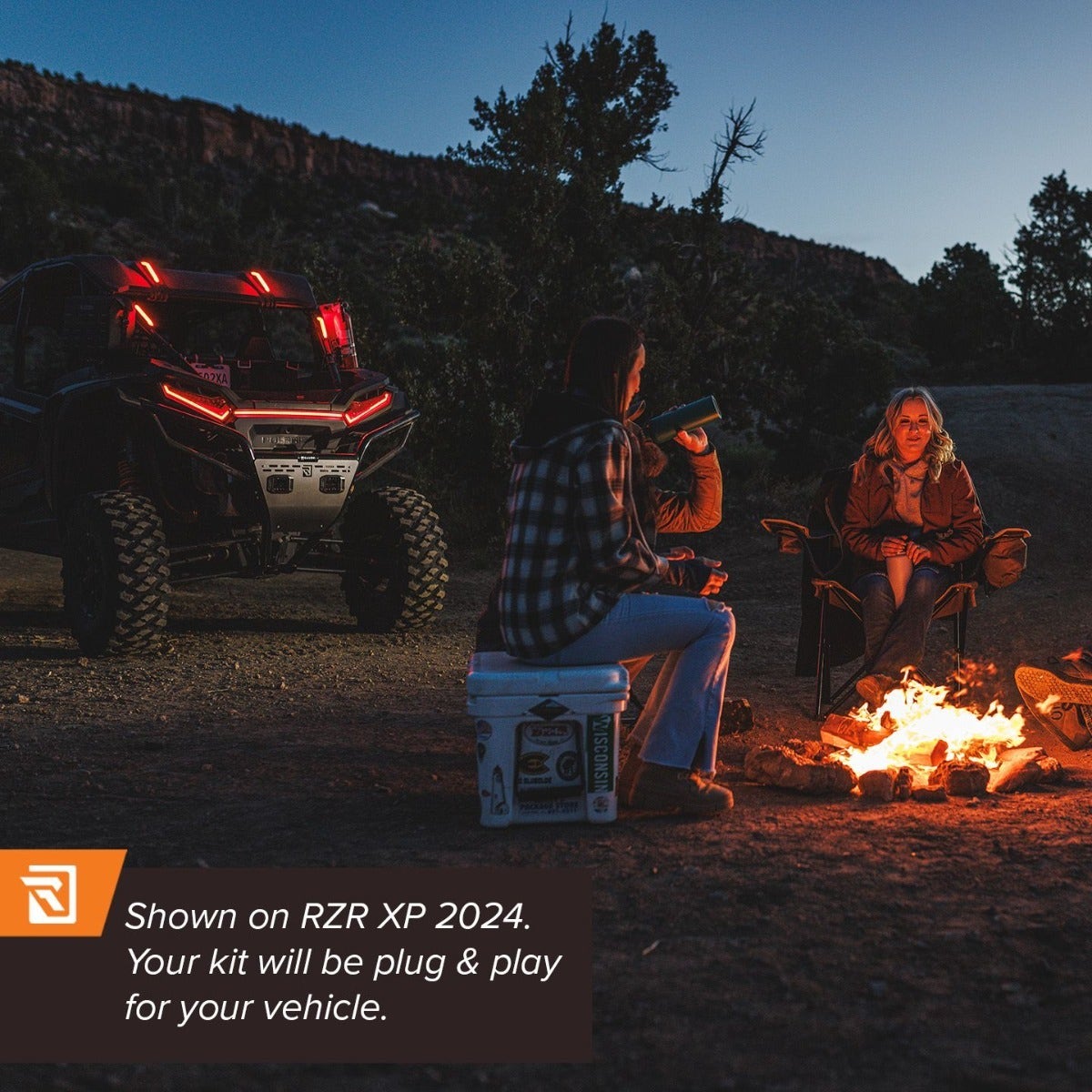 Polaris RZR Pro XP Apex Lights (Red)