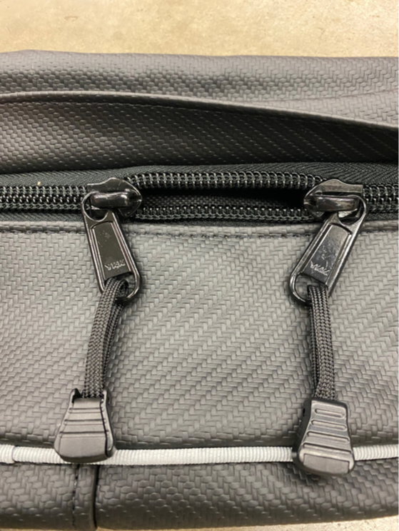 Honda Talon Door Bags — Honda Talon Door Bags by AJK Offroad Close Up of Zipper Enclosure
