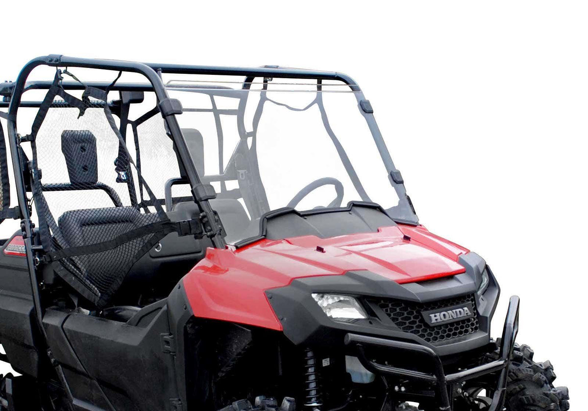 SuperATV Scratch Resistant Full Windshield for Honda Pioneer 700
