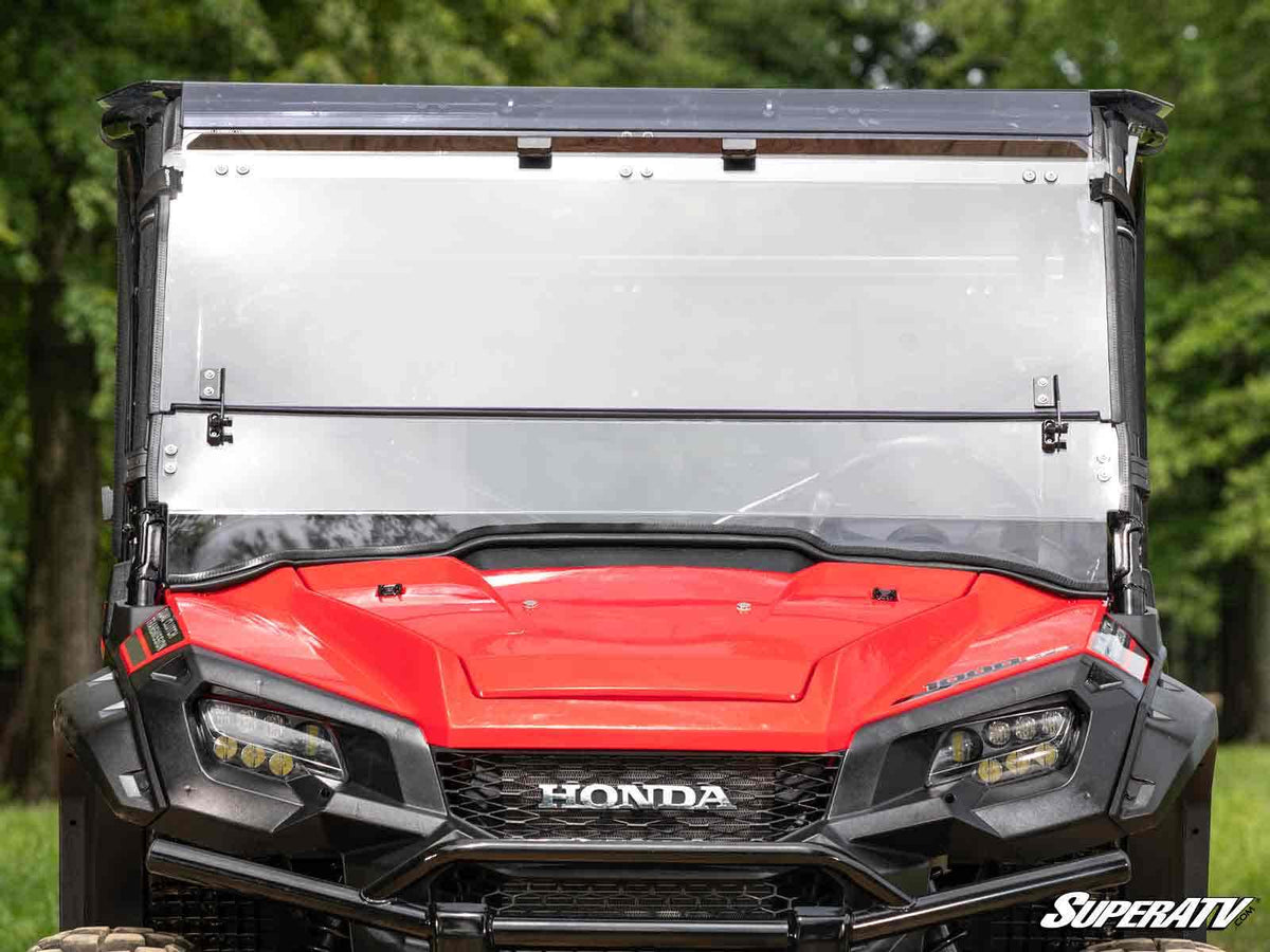 SuperATV Scratch-Resistant 3-in-1 Windshield for Honda Pioneer 1000 - image 6