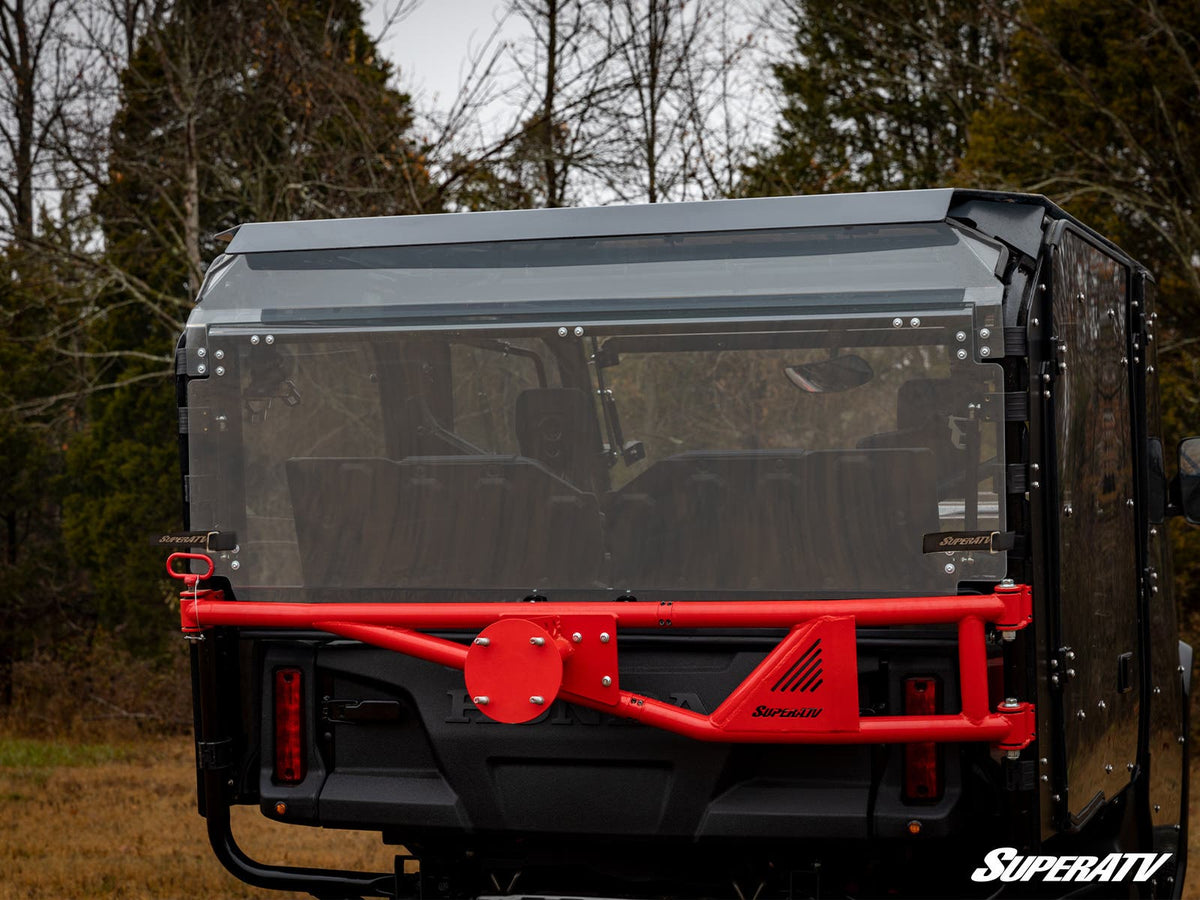 SuperATV Rear Flip Windshield for Honda Pioneer 1000-5 - image 2