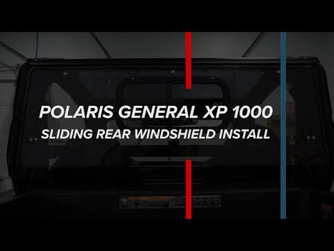 SuperATV Sliding Rear Windshield for Polaris General XP 1000 - image 6
