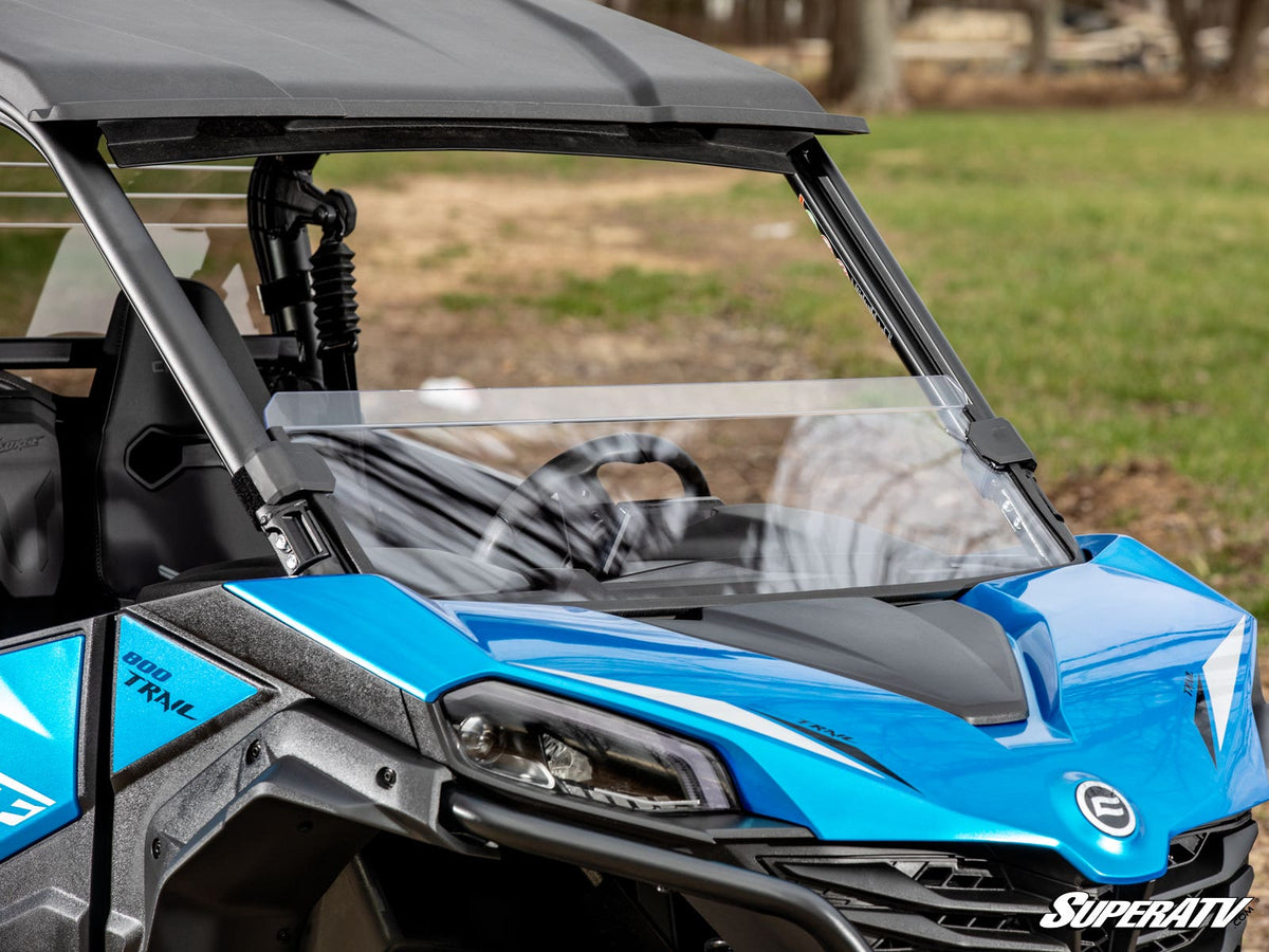 SuperATV Scratch-Resistant Half Windshield for CFMOTO ZForce 800 Trail - image 4