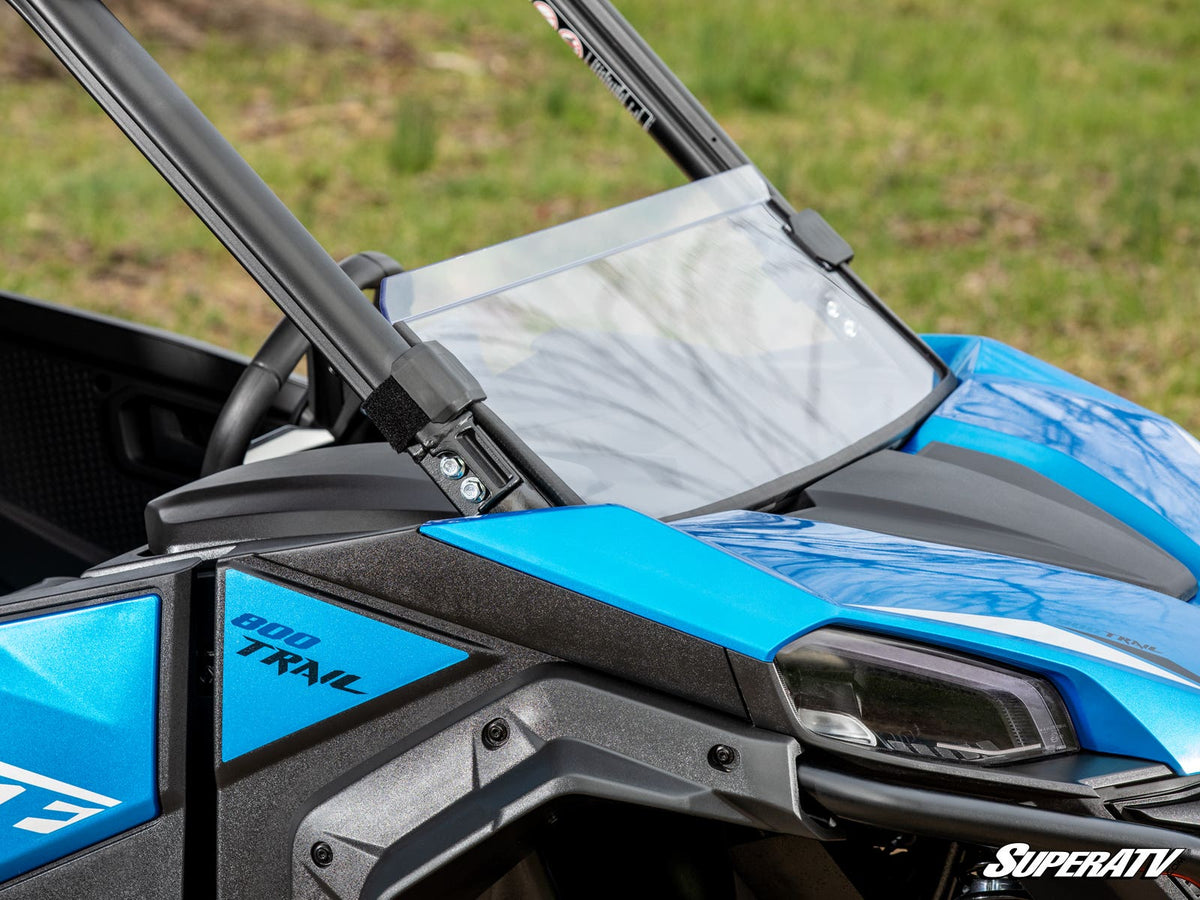SuperATV Scratch-Resistant Half Windshield for CFMOTO ZForce 950 Trail - image 5