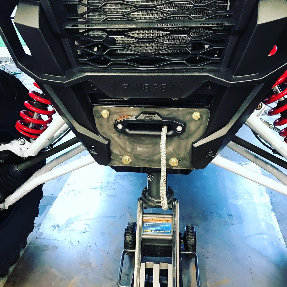 Kawasaki KRX Winch Plate product photo