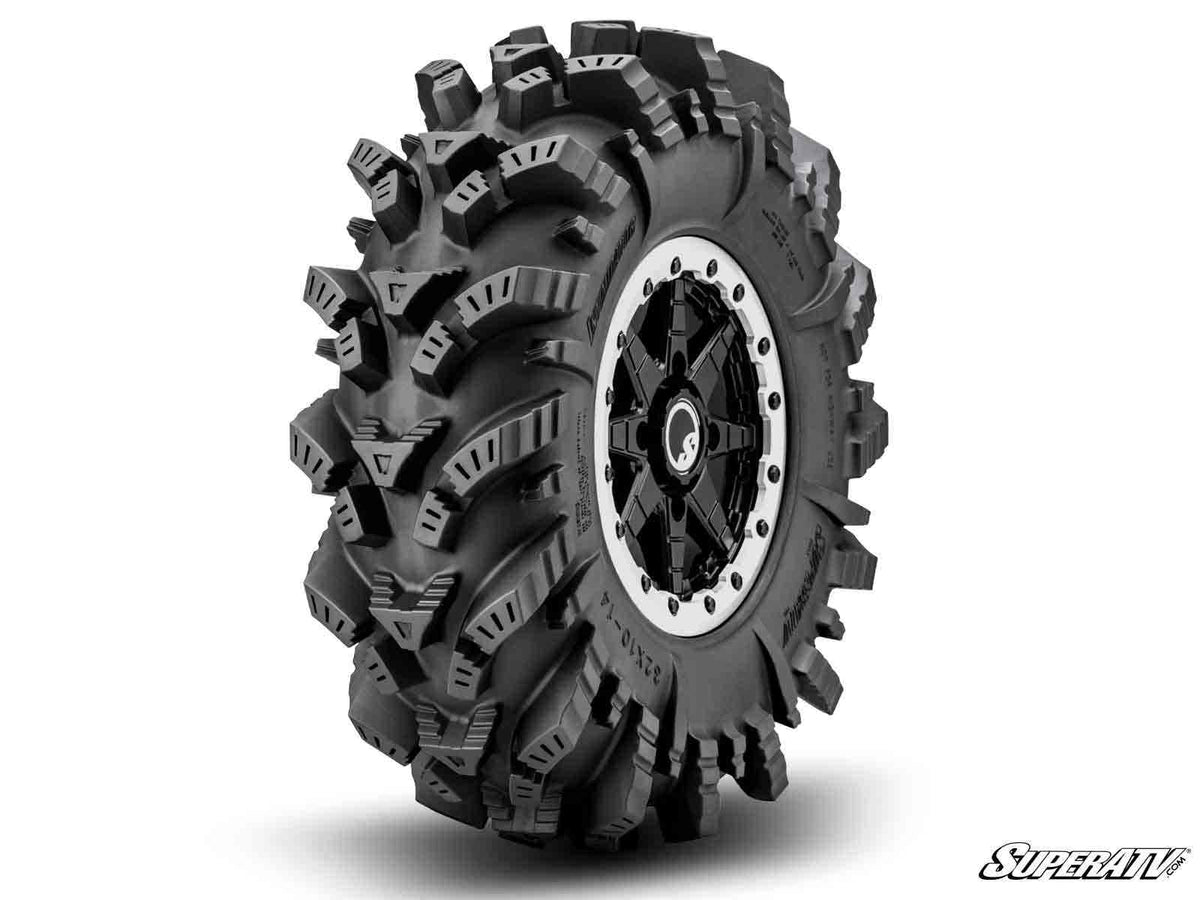 SuperATV Intimidator Tires 28x10x14 on 14in. Healy Lock Series Wheels 4/156 Pattern - image 2
