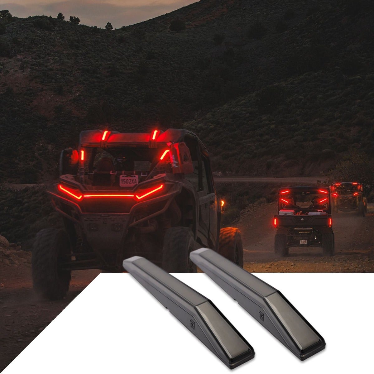 Polaris RZR XP 2024+ Apex Lights (Red)