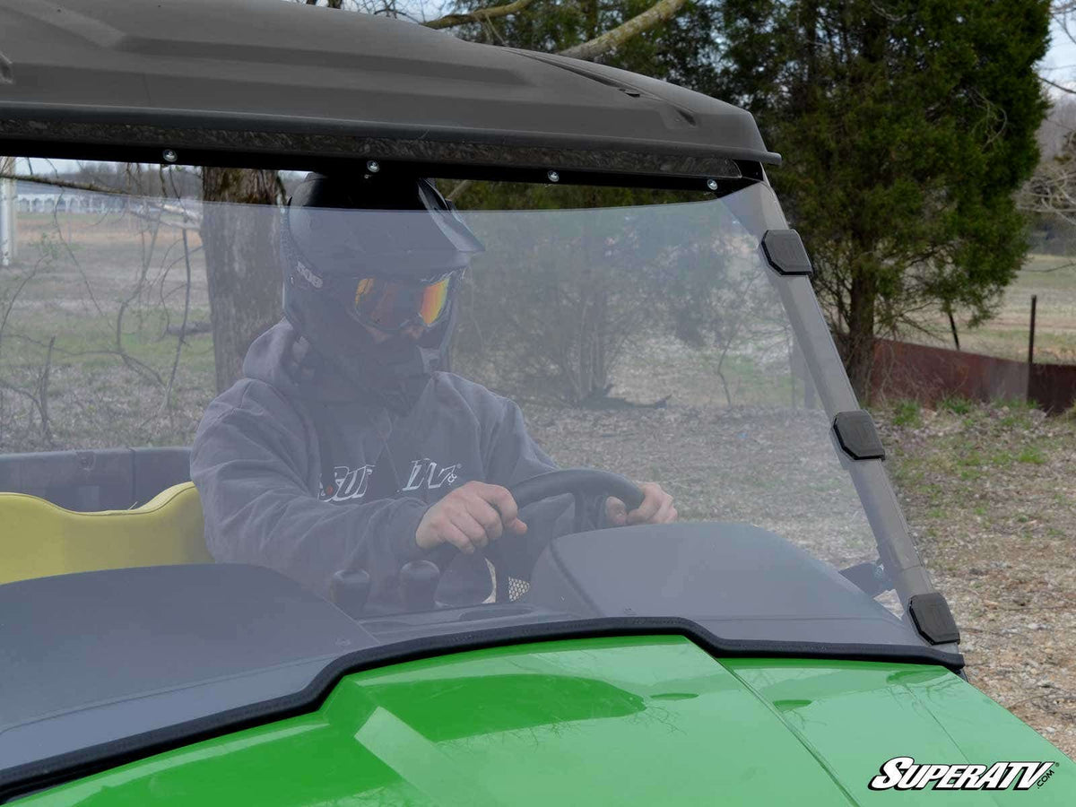 SuperATV Scratch-Resistant Full Windshield for John Deere Gator XUV - image 4