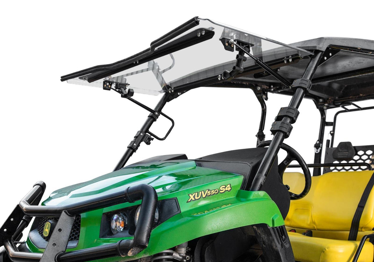 SuperATV Flip Windshield for John Deere Gator XUV550