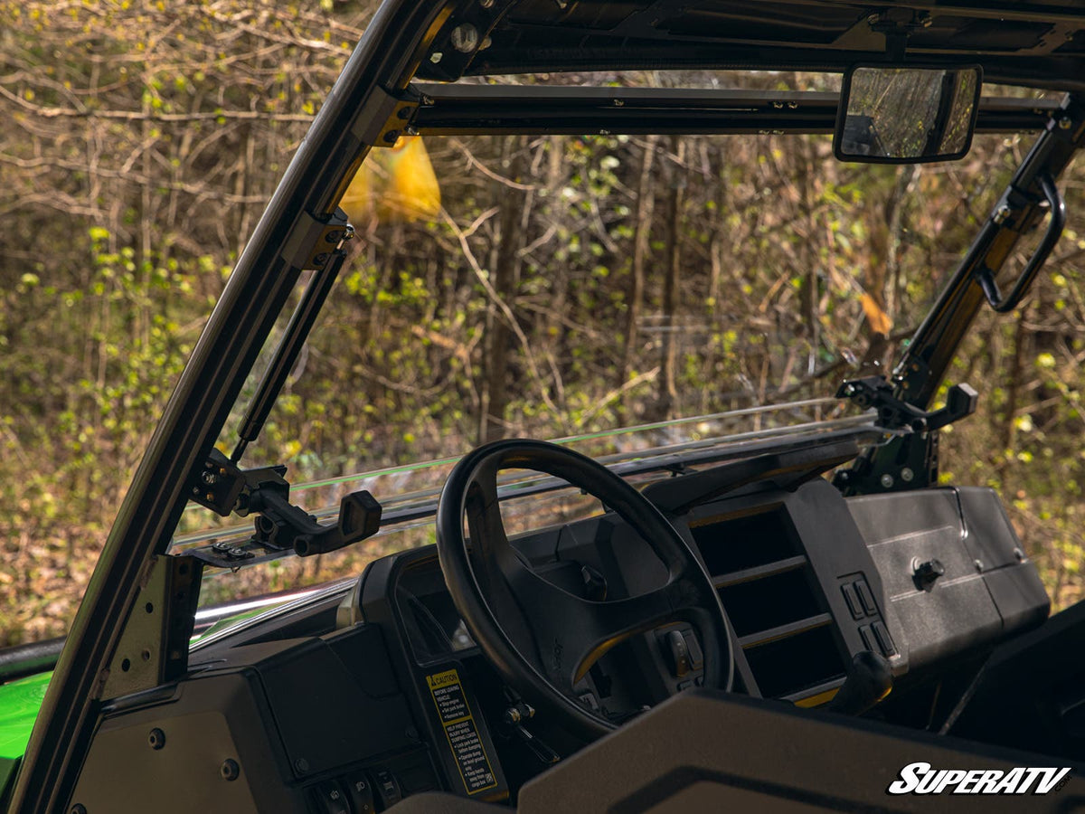 SuperATV Scratch-Resistant Flip Windshield for John Deere Gator XUV 835 - image 4