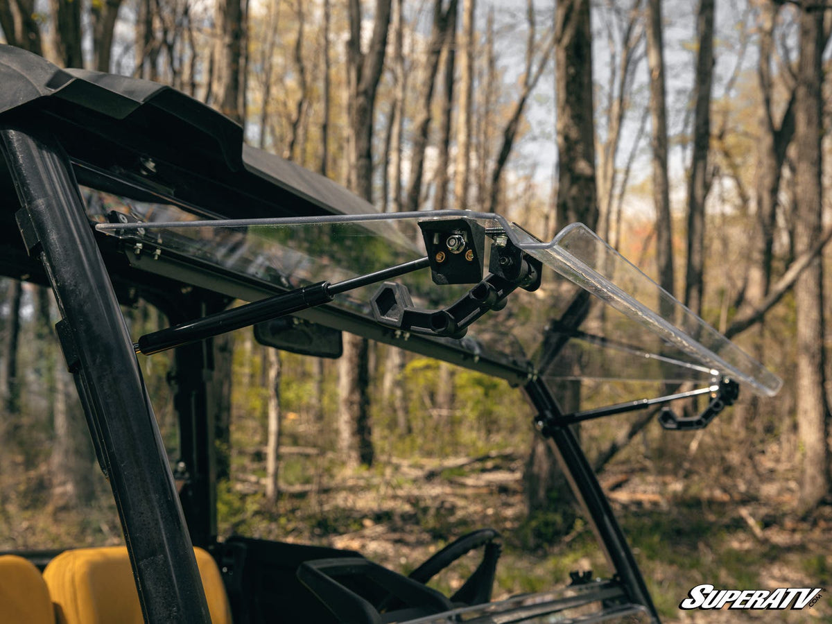 SuperATV Scratch-Resistant Flip Windshield for John Deere Gator XUV 835 - image 5