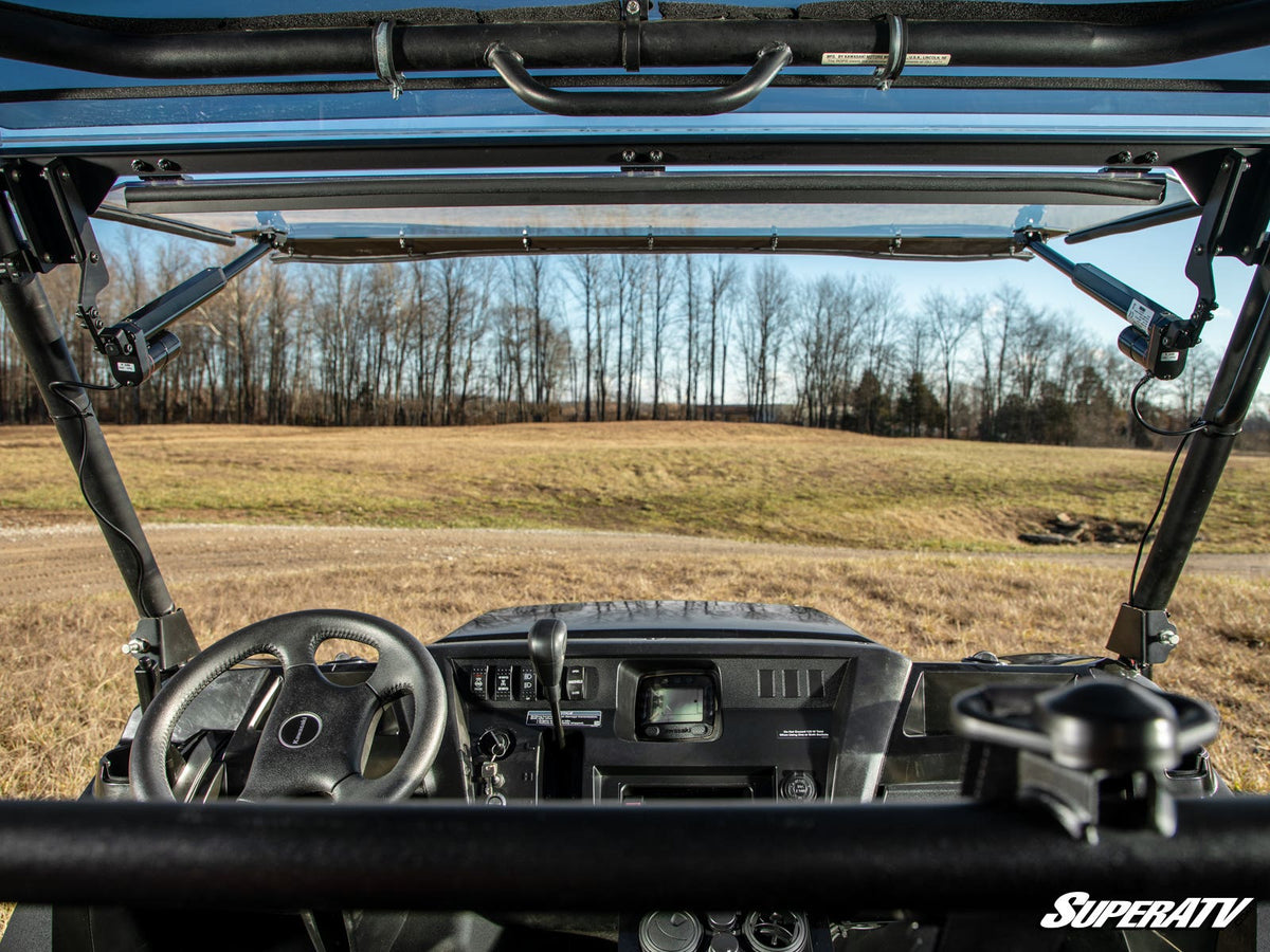 SuperATV MaxDrive Power Flip Windshield for Kawasaki Mule Pro - image 5