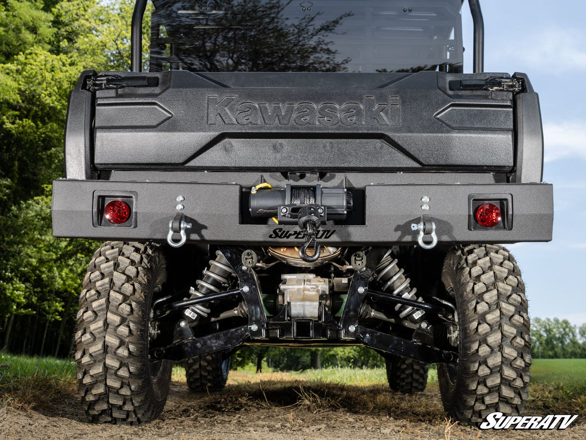 SuperATV Winch Ready Rear Bumper for Kawasaki Mule Pro - image 4