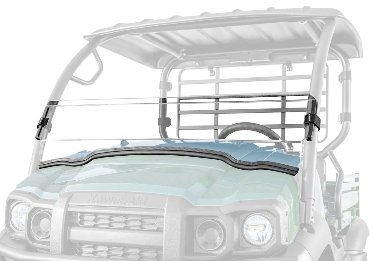 SuperATV Half Windshield for Kawasaki Mule SX
