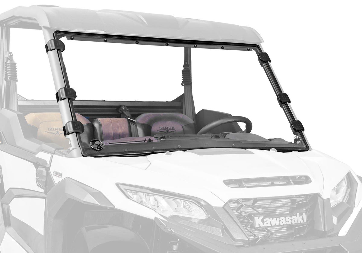 SuperATV Full Windshield for Kawasaki Ridge