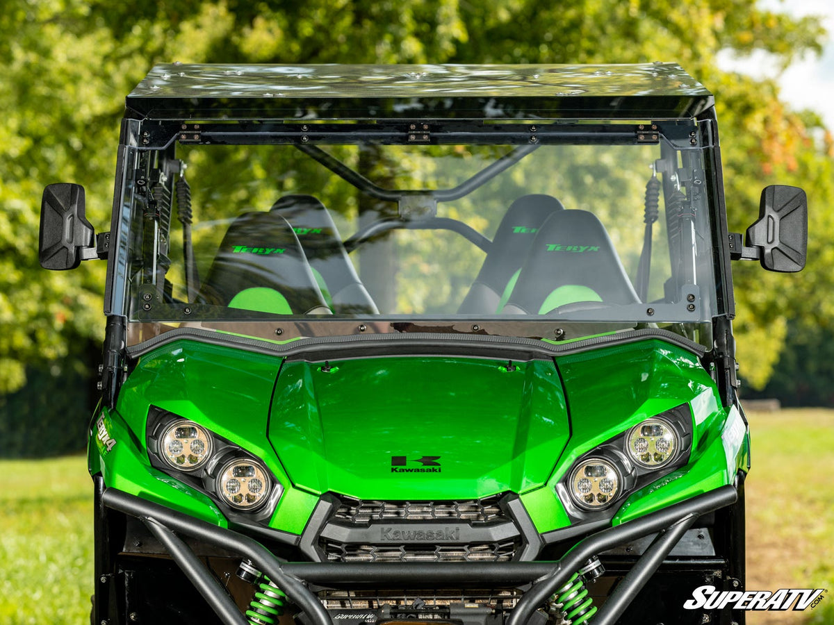 SuperATV MaxDrive Power Flip Windshield for Kawasaki Teryx - image 3