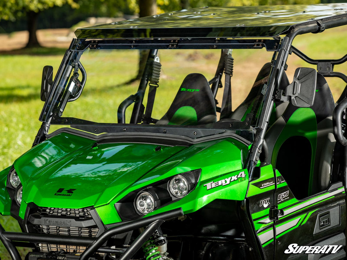 SuperATV MaxDrive Power Flip Windshield for Kawasaki Teryx - image 4