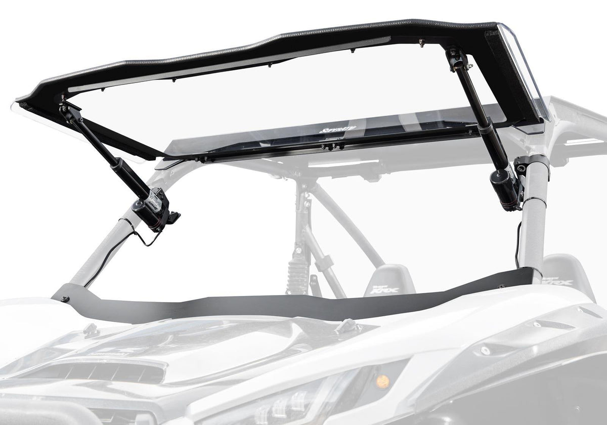 SuperATV MaxDrive Power Flip Windshield for Kawasaki Teryx KRX 1000