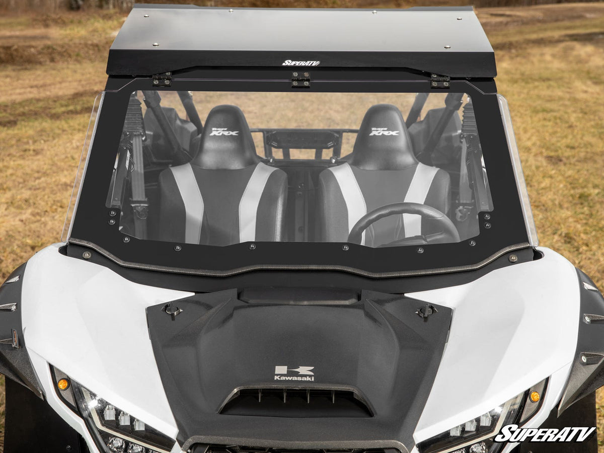 SuperATV MaxDrive Power Flip Windshield for Kawasaki Teryx KRX 1000 - image 5